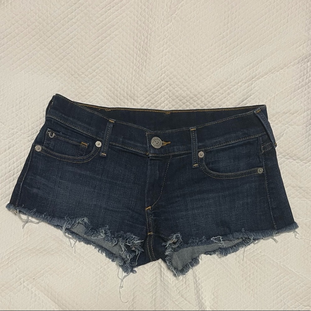 Vintage blue Jean shorts—True Religion